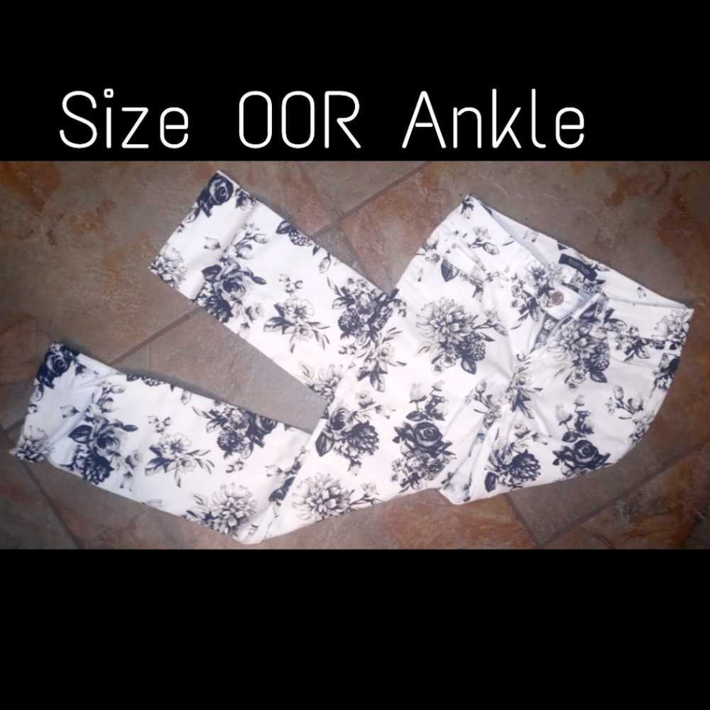 Ladies Floral Jeans